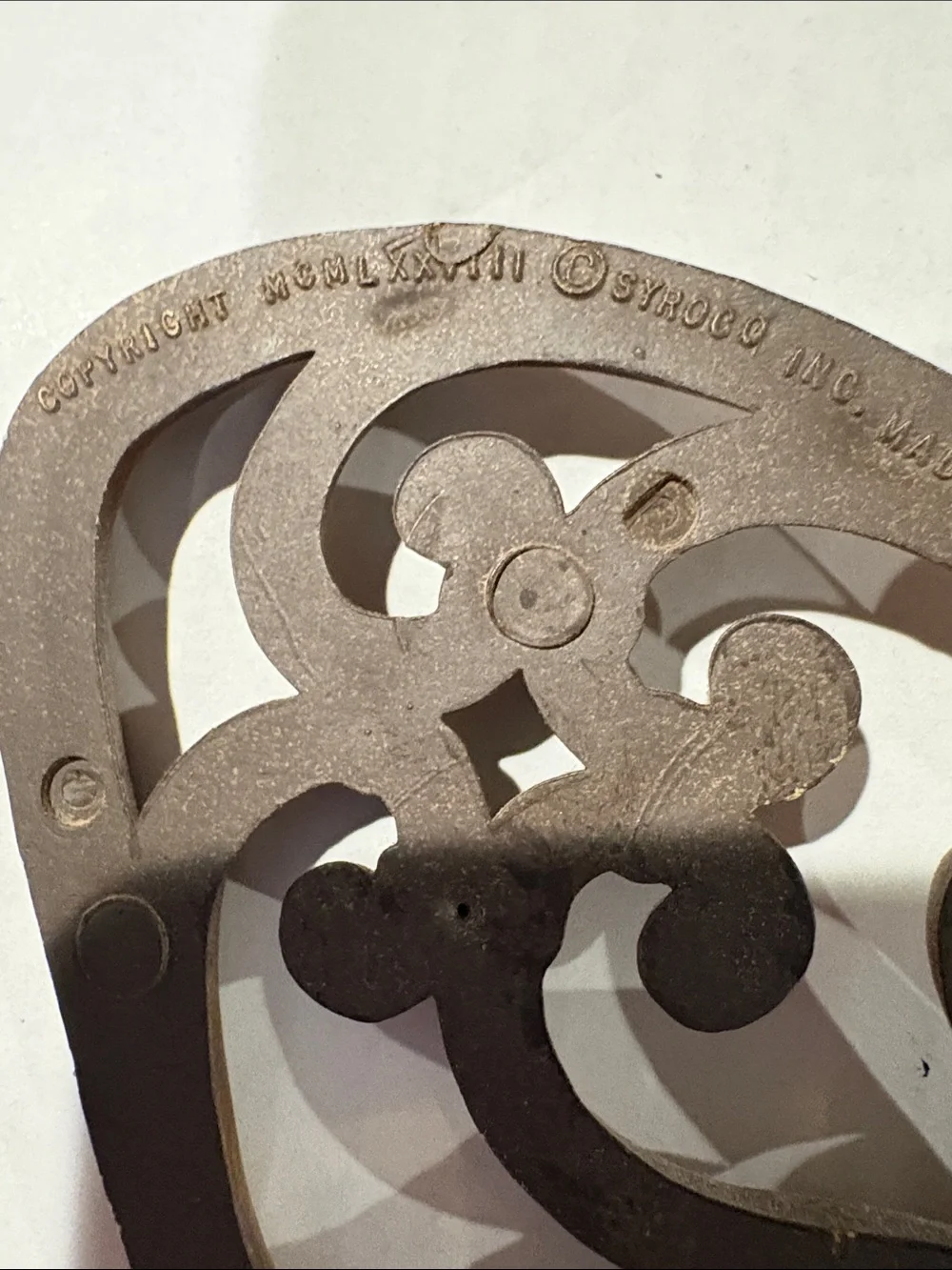 Homco Ornate Brown Butterfly Wall Trio